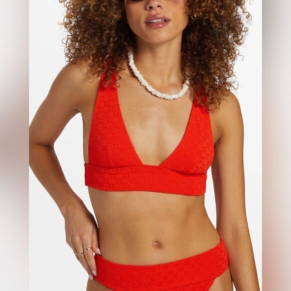 Billabong Good Vibes Remi Plunge Top - Picture 2 of 5